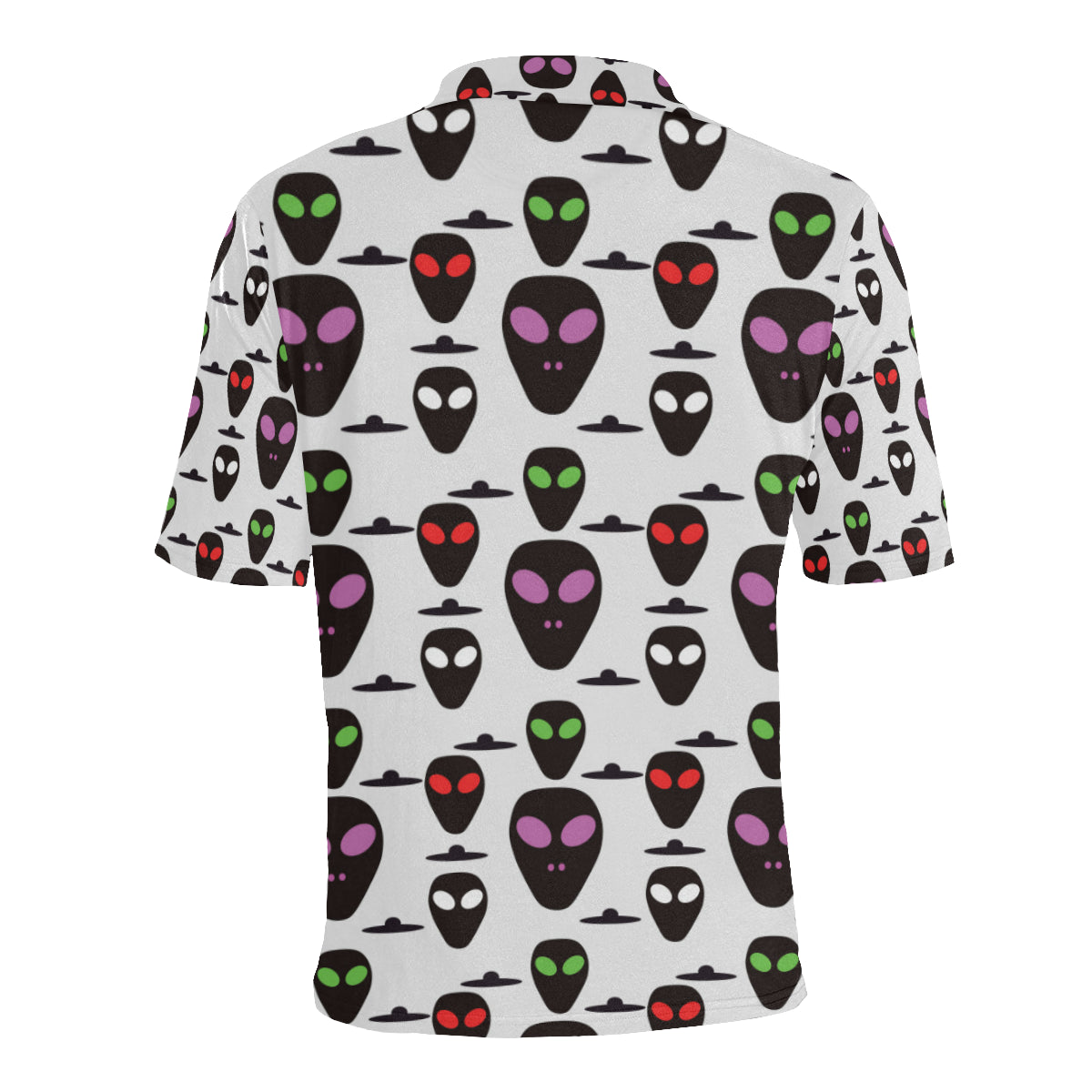Alien Pattern Print Design 06 Men Polo Shirt