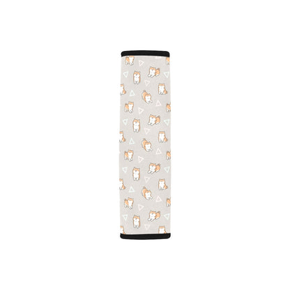 Shiba Inu Print Design LKS307 Car Seat Belt Cover