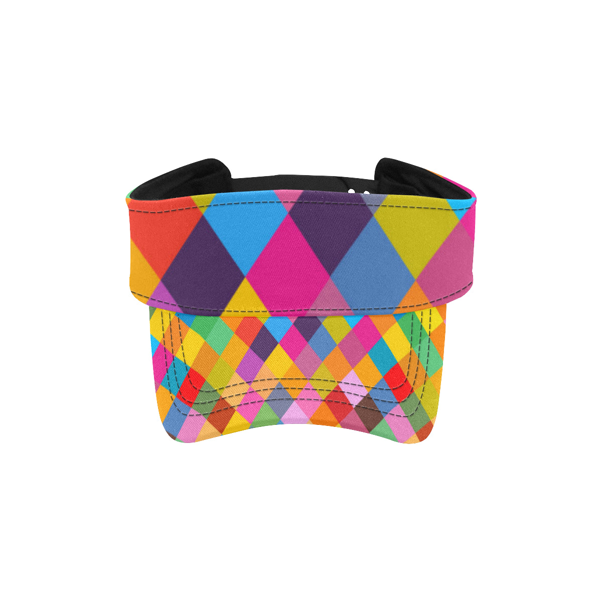 Harlequin Pattern Print Design 02 Unisex Sun Visor
