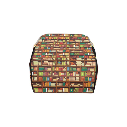 Book Pattern Print Design 06 Diaper Bag Backpack