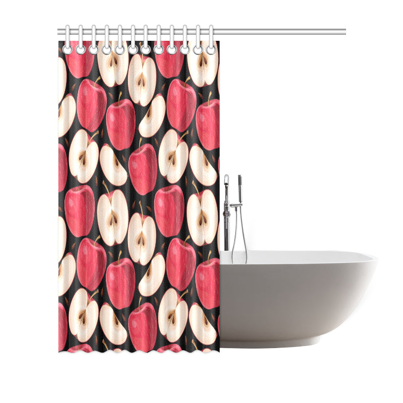 Apple Pattern Print Design AP02 Shower Curtain