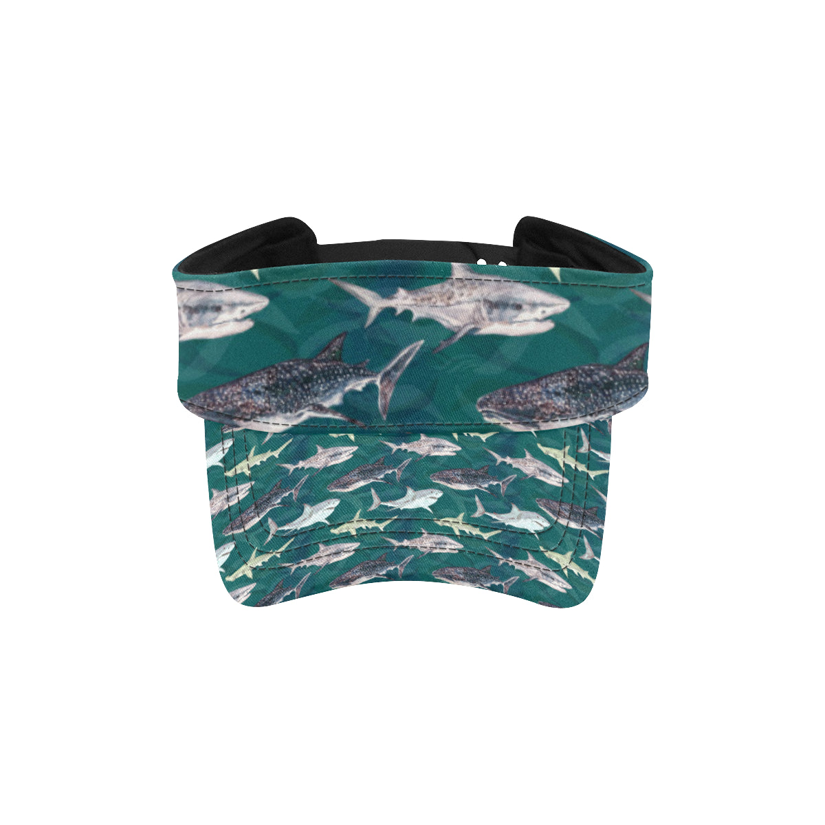 Shark Style Print Unisex Sun Visor