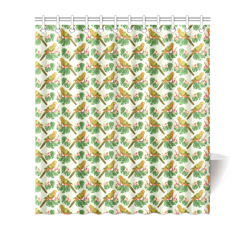 Conures Pattern Print Design 01 Shower Curtain