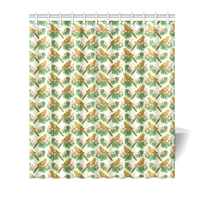 Conures Pattern Print Design 01 Shower Curtain