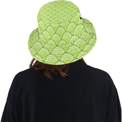 Cucumber Pattern Print Design CC04 Unisex Bucket Hat