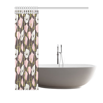 Anemone Pattern Print Design AM011 Shower Curtain