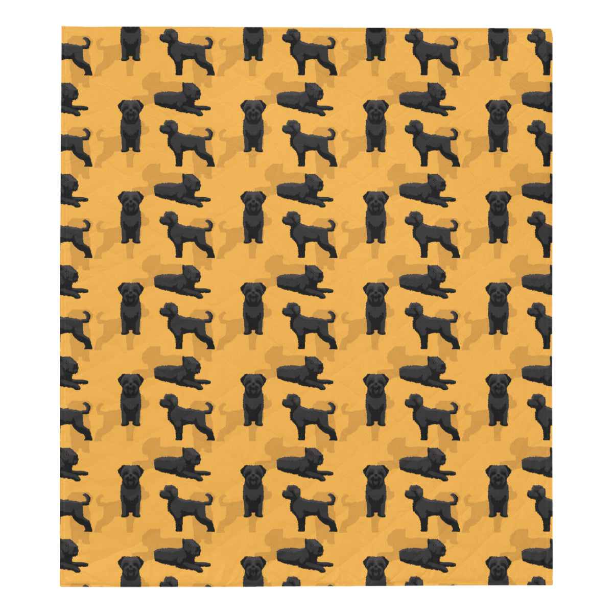 Bouviers des Flandres Pattern Print Design 01 Premium Quilt