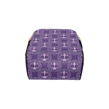 Libra Pattern Print Design 03 Diaper Bag Backpack
