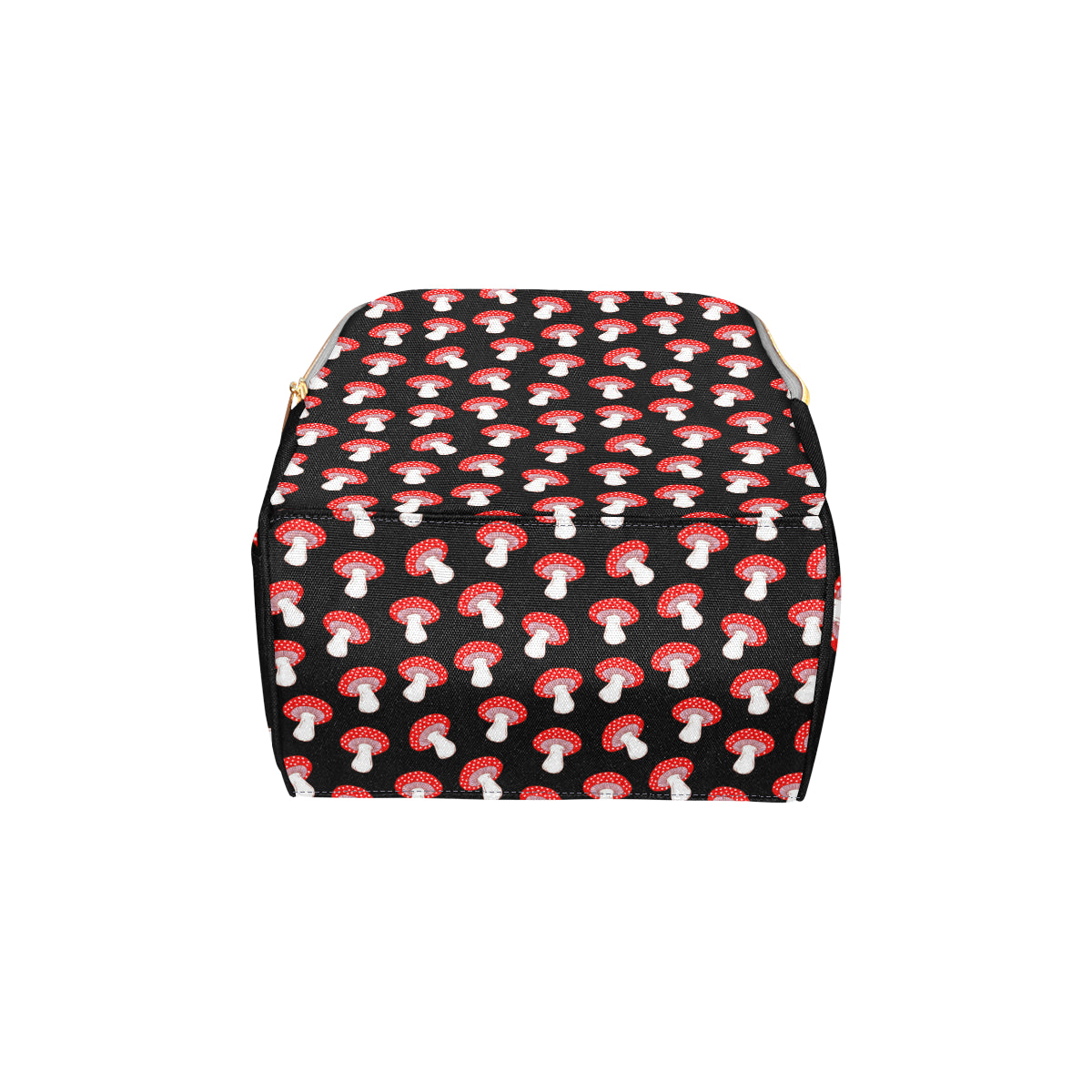 Mushroom Pattern Print Design A02 Diaper Bag Backpack