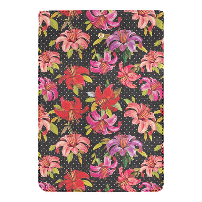Lily Pattern Print Design LY012 Women's Trifold Wallet