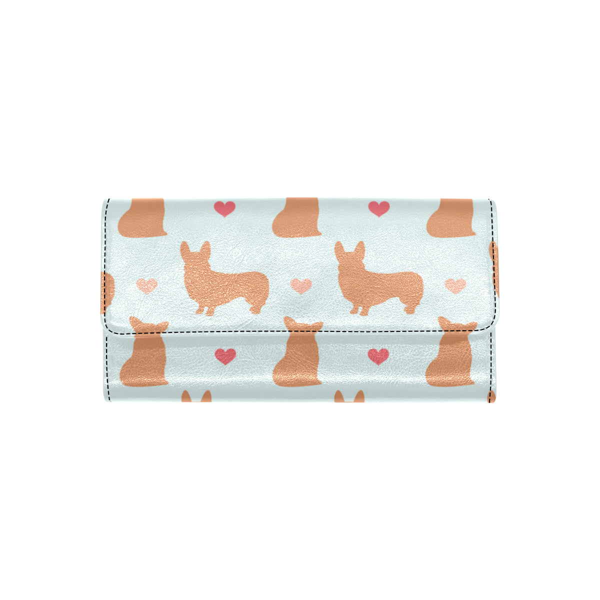 Pembroke Welsh Corgis Pattern Print Design A01 Women's Trifold Wallet
