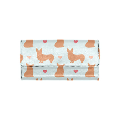 Pembroke Welsh Corgis Pattern Print Design A01 Women's Trifold Wallet