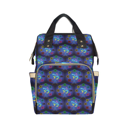 Chakra Zen Yoga OM Diaper Bag Backpack