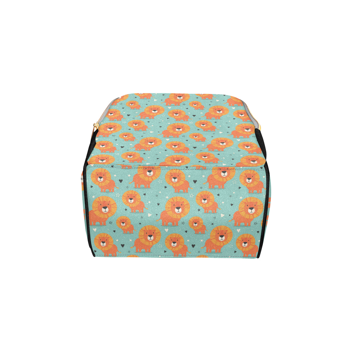 Lion Baby Pattern Print Design 03 Diaper Bag Backpack