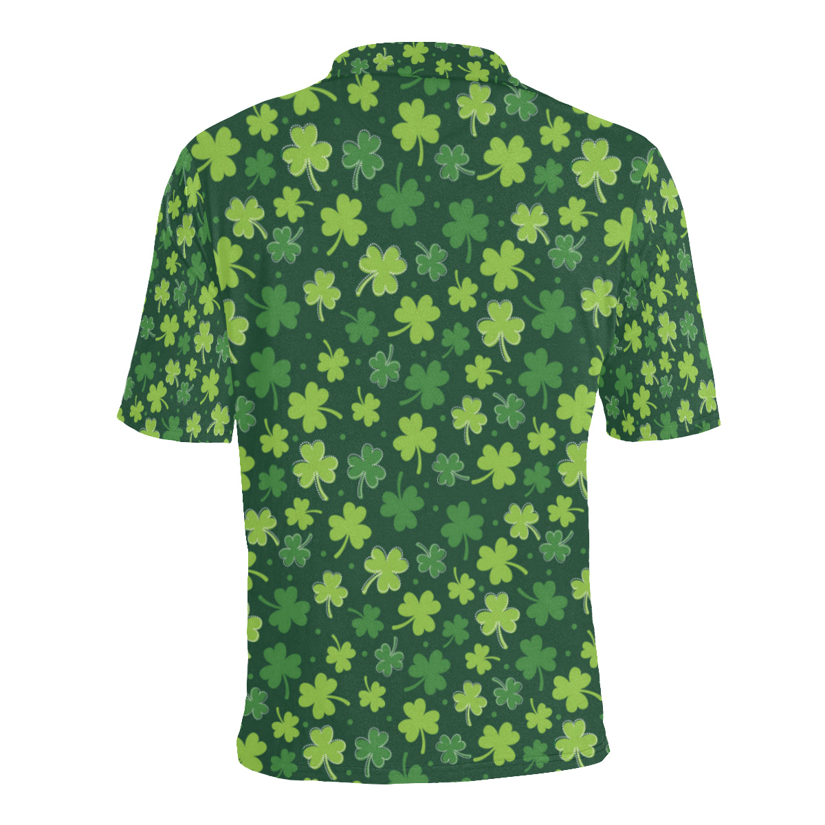 Clover  Pattern Print Design 02 Men Polo Shirt