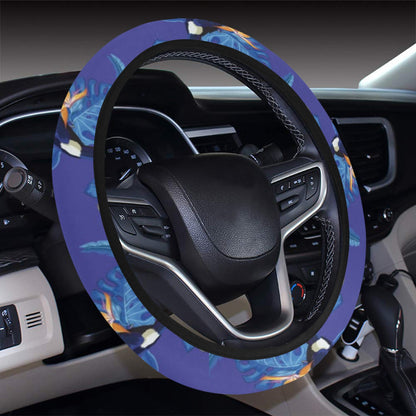 Toucan Print Design LKS306 Steering Wheel Cover with Elastic Edge