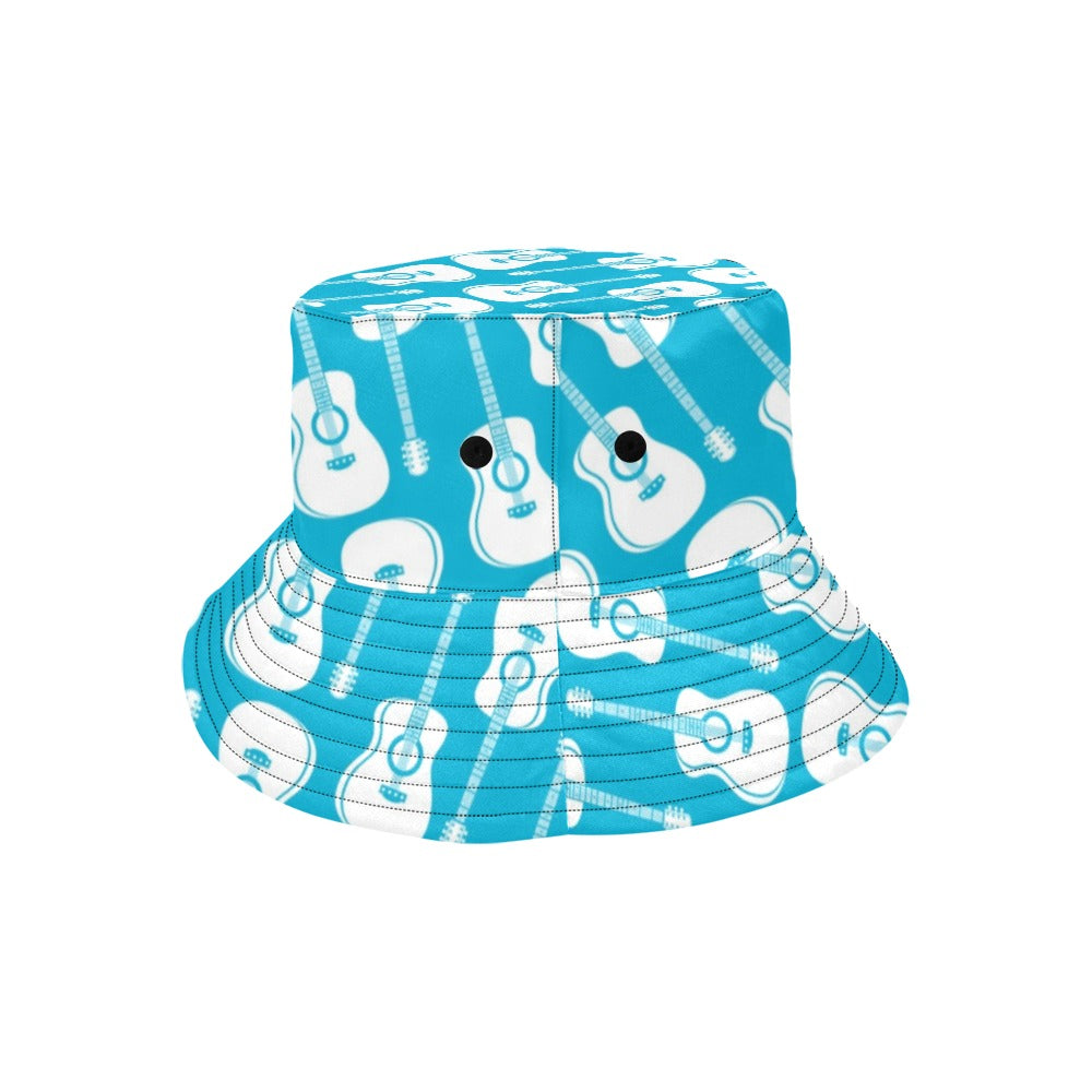 Acoustic Guitar Print Design LKS404 Unisex Bucket Hat