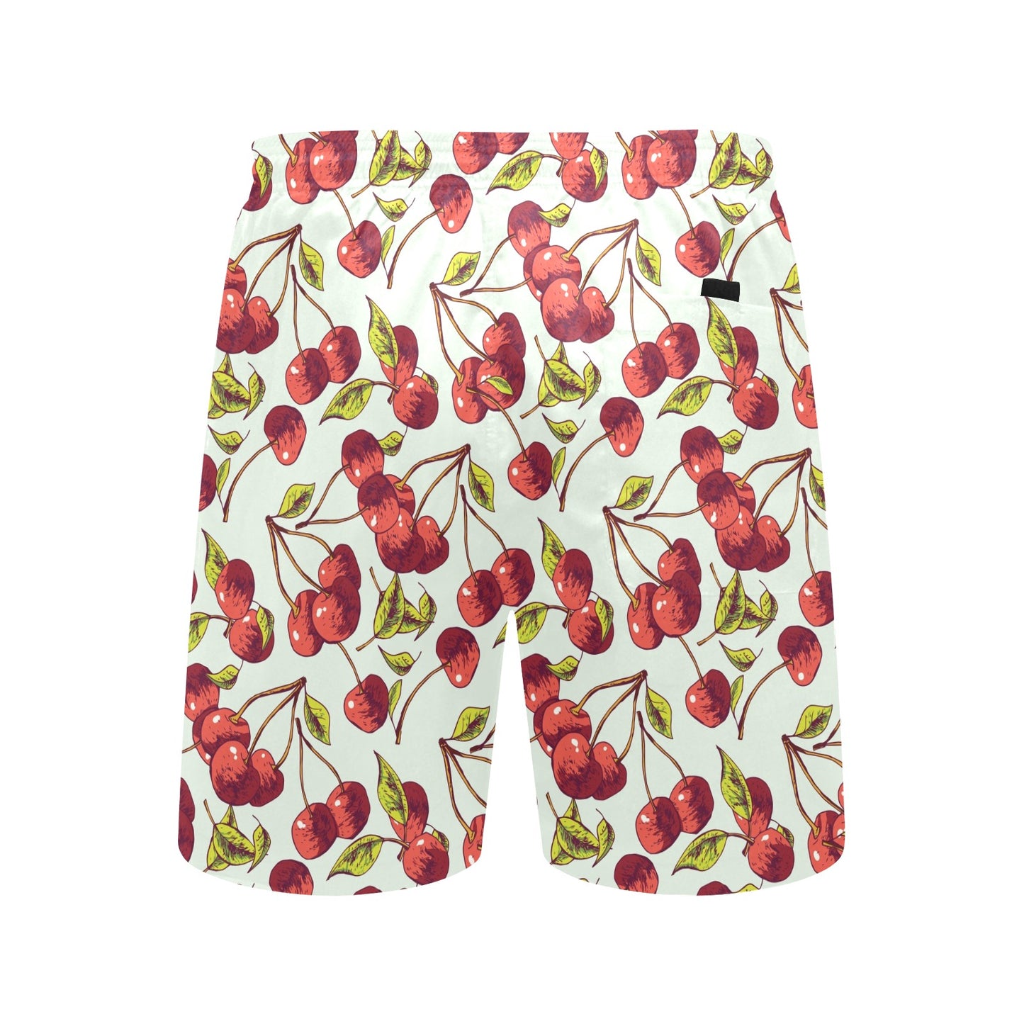 Cherry Hand Draw Men's Swim Trunks Beach Shorts