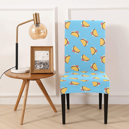 Taco Print Design LKS301 Dining Chair Slipcover