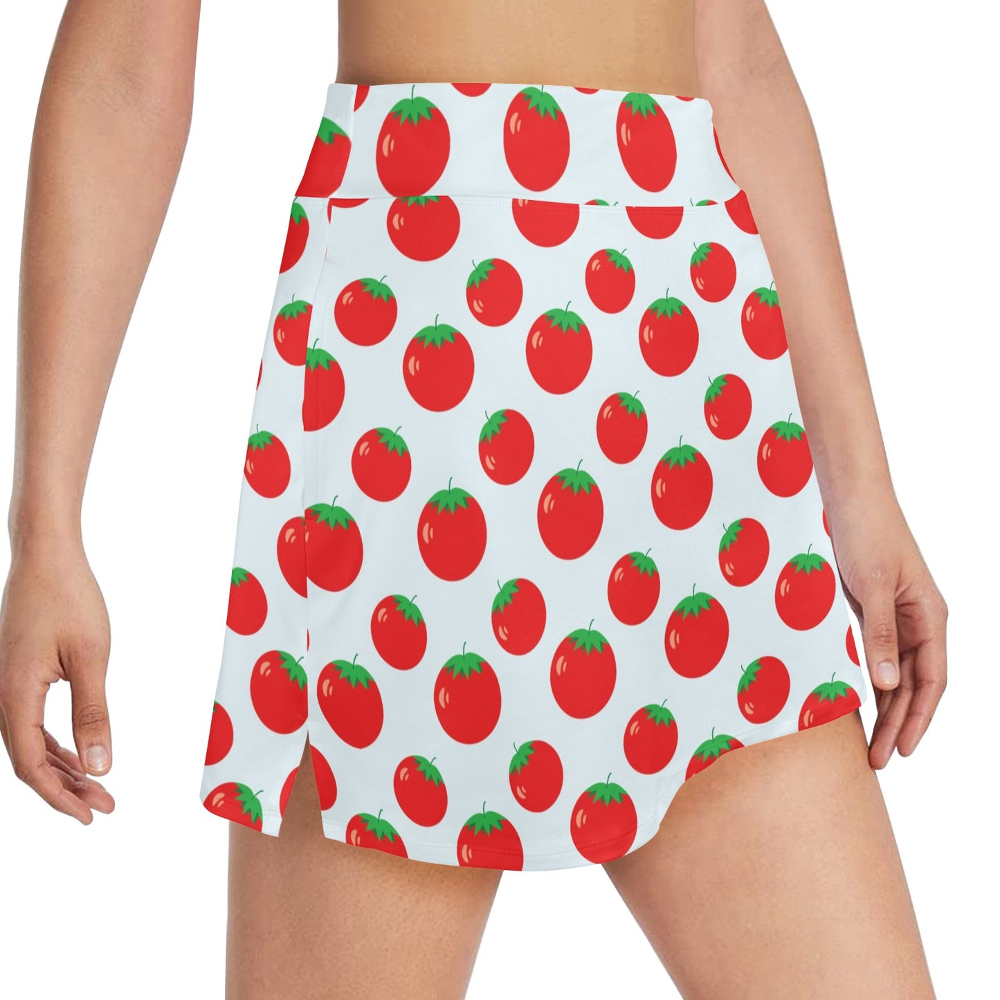 Tomato Print Design LKS307 17" Golf & Pickleball Skort with Pockets