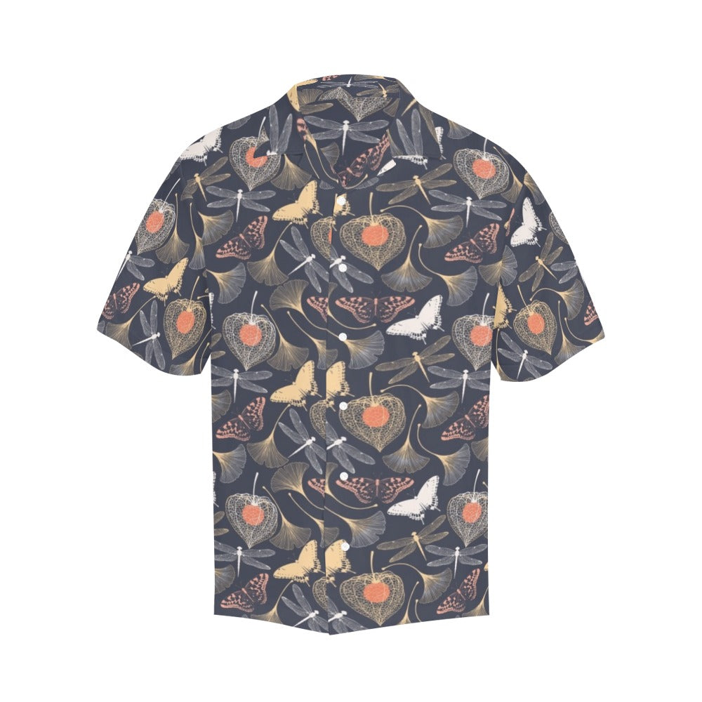 Dragonfly Print Design LKS404 Men's Men's Hawaiian Shirt