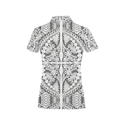 Samoan Style Print Design LKS301 Women's Polo Shirt