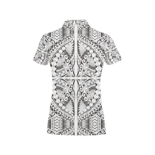 Samoan Style Print Design LKS301 Women's Polo Shirt