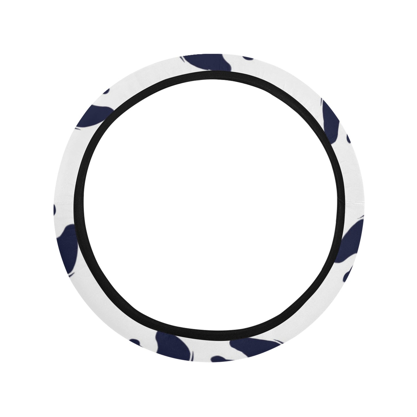 Horse Head Print Design LKS303 Steering Wheel Cover with Elastic Edge
