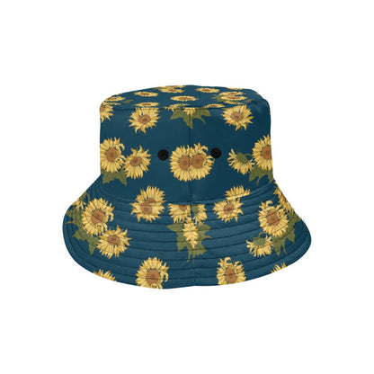 Sunflower Print Design LKS305 Unisex Bucket Hat