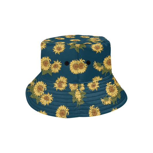 Sunflower Print Design LKS305 Unisex Bucket Hat