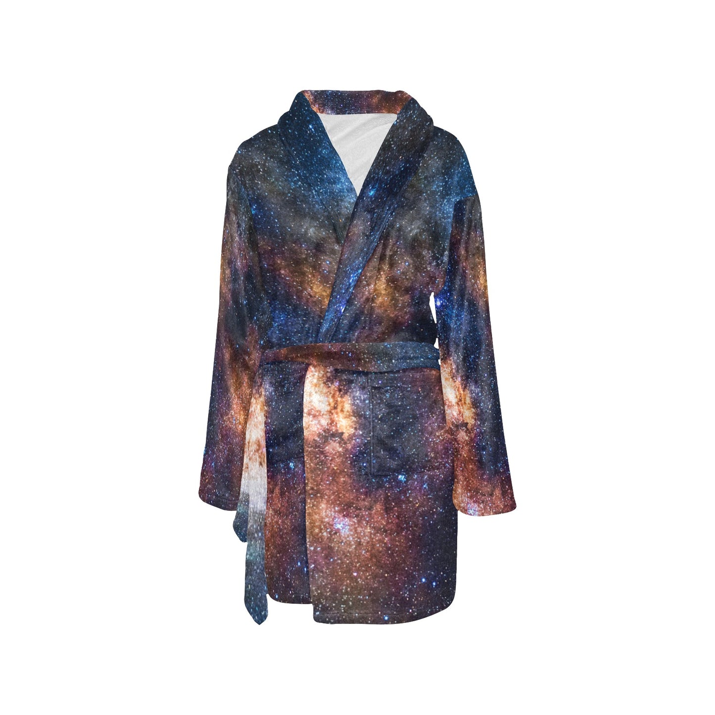 Celestial Milky way Galaxy Women's Fleece Robe