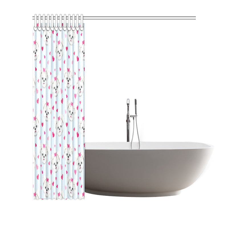 Maltese Pattern Print Design 03 Shower Curtain