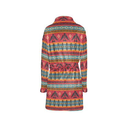 Eagles Native American Design Women's Fleece Robe