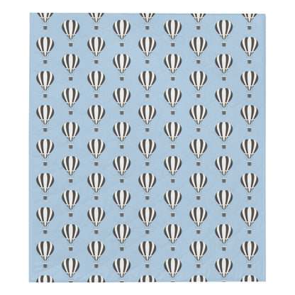 Ballon Pattern Print Design 05 Premium Quilt