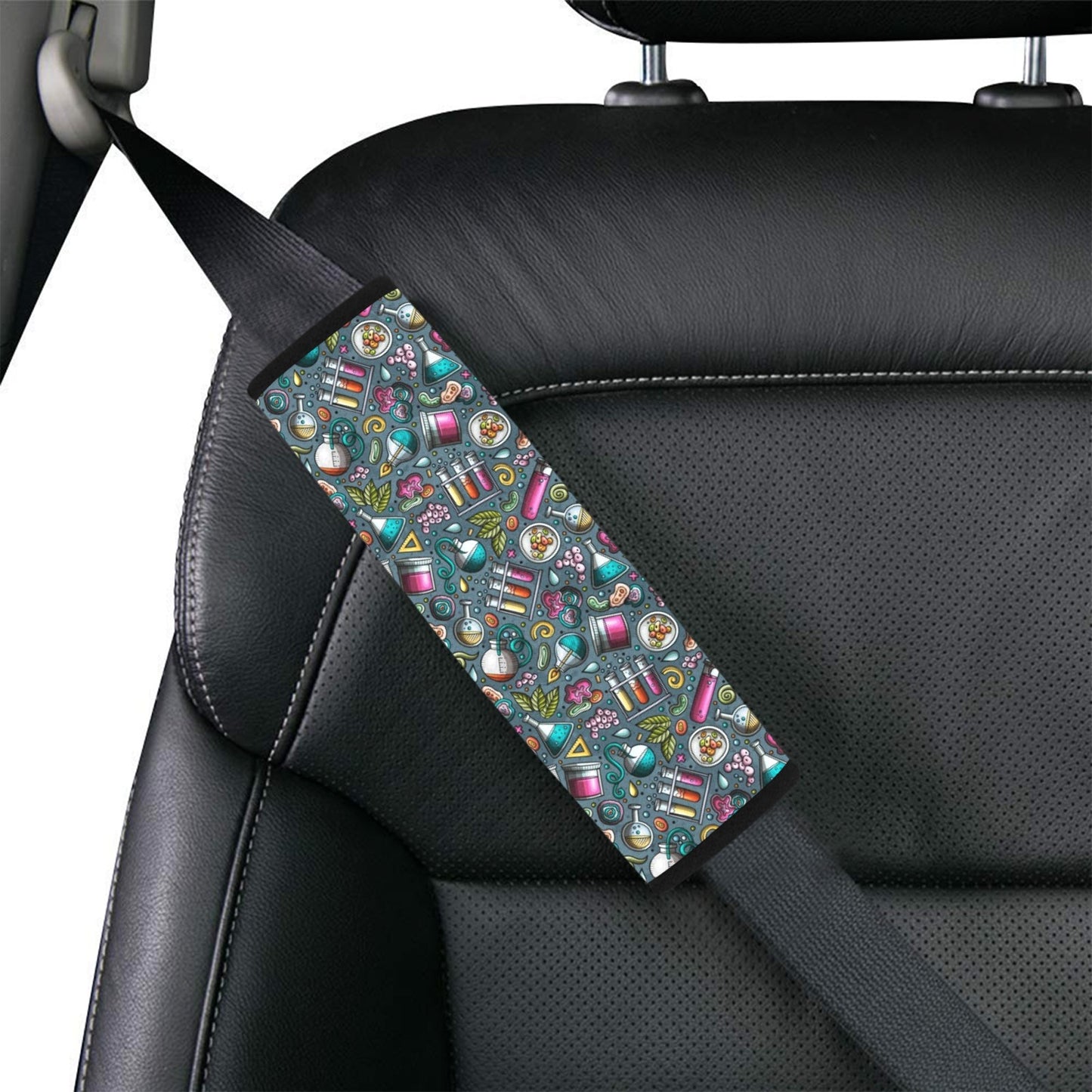 Science Print Design LKS304 Car Seat Belt Cover