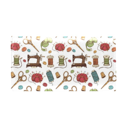 Sewing Equipment Print Design LKS304 Women's Trifold Wallet
