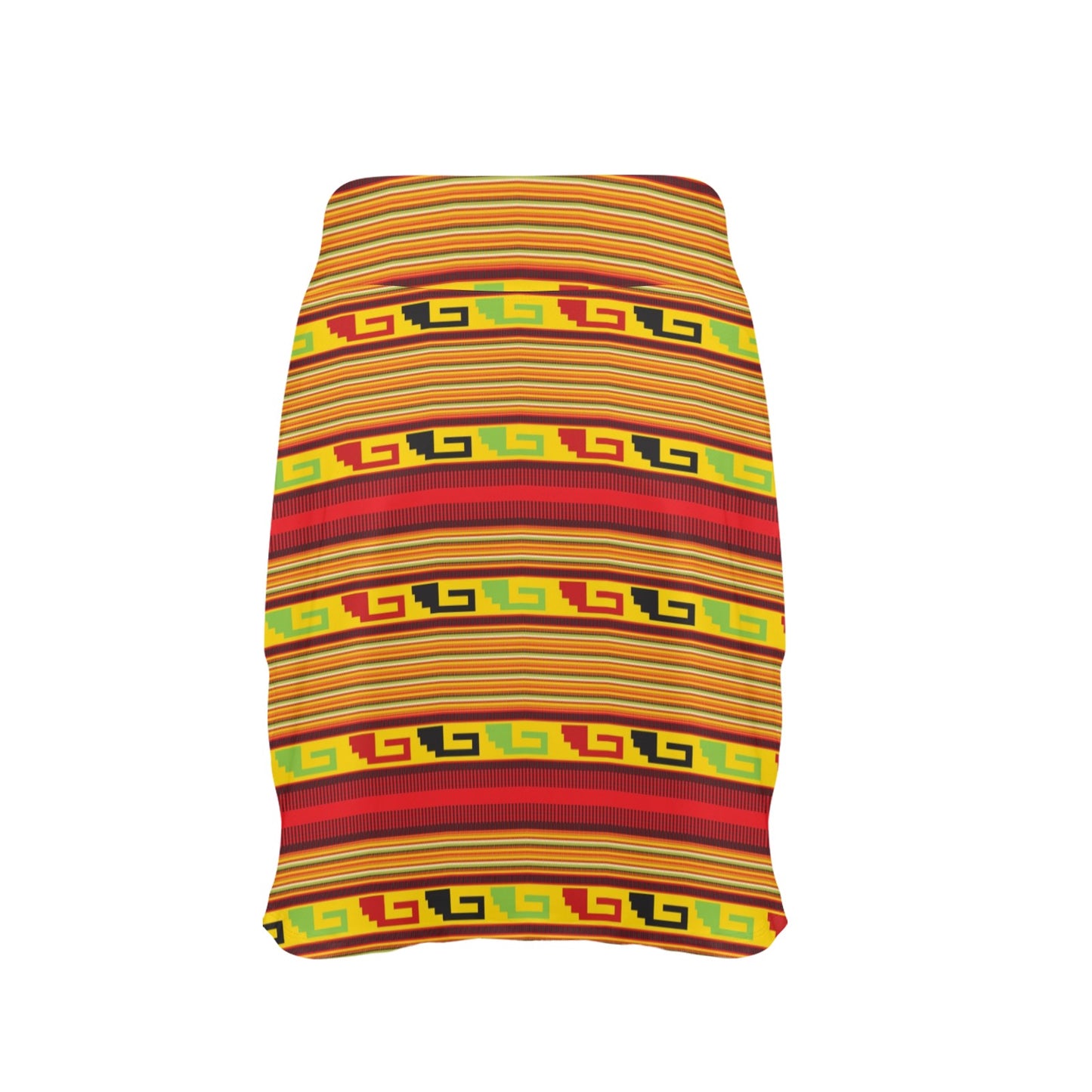 Mexican Blanket Ornament Print Pattern 17" Golf & Pickleball Skort with Pockets