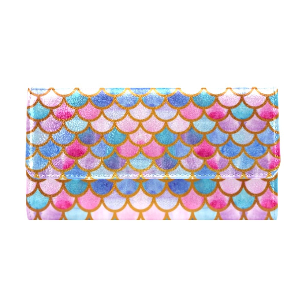 Scales Print Design LKS401 Women's Trifold Wallet