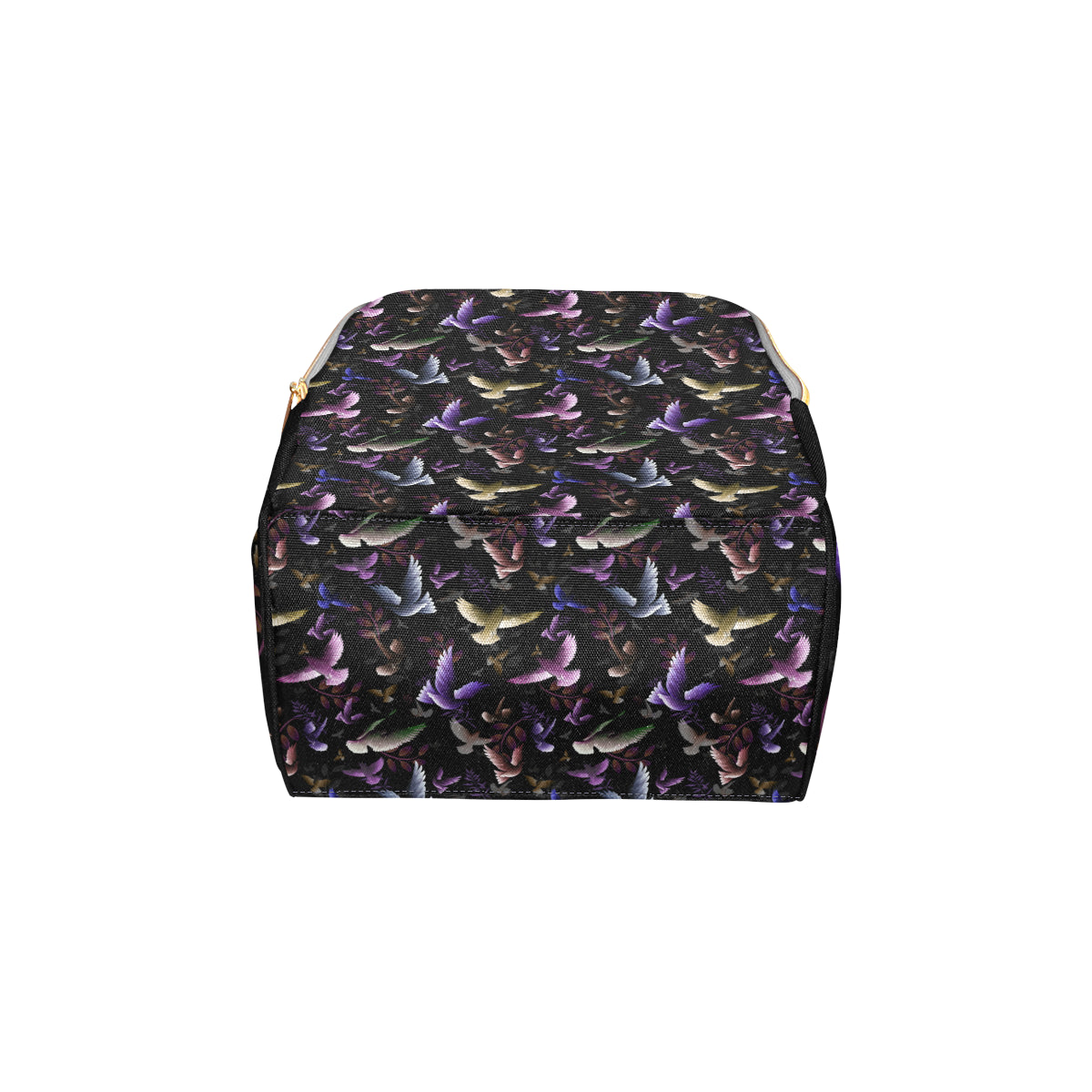 Pigeon Pattern Print Design 01 Diaper Bag Backpack