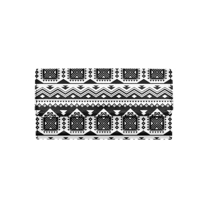 Aztec Pattern Print Design 08 Women's Trifold Wallet