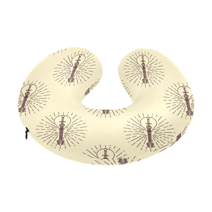 Mandolin Pattern Print Design 02 U-Shaped Travel Neck Pillow