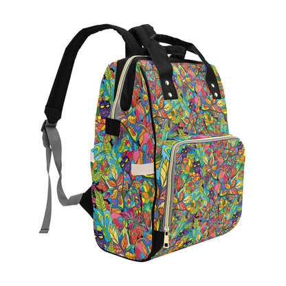 Trippy Print Design LKS301 Diaper Bag Backpack