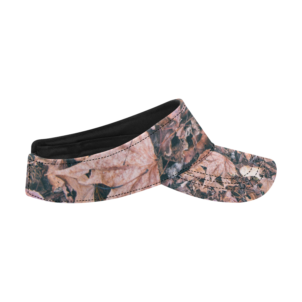 Camouflage Realistic Tree Leaf Print Unisex Sun Visor