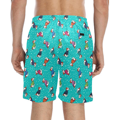 Russell Terriers Print Design LKS309 Men's Swim Trunks Beach Shorts