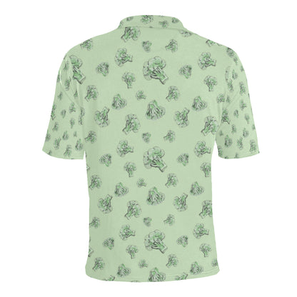 Broccoli Pattern Print Design 05 Men Polo Shirt