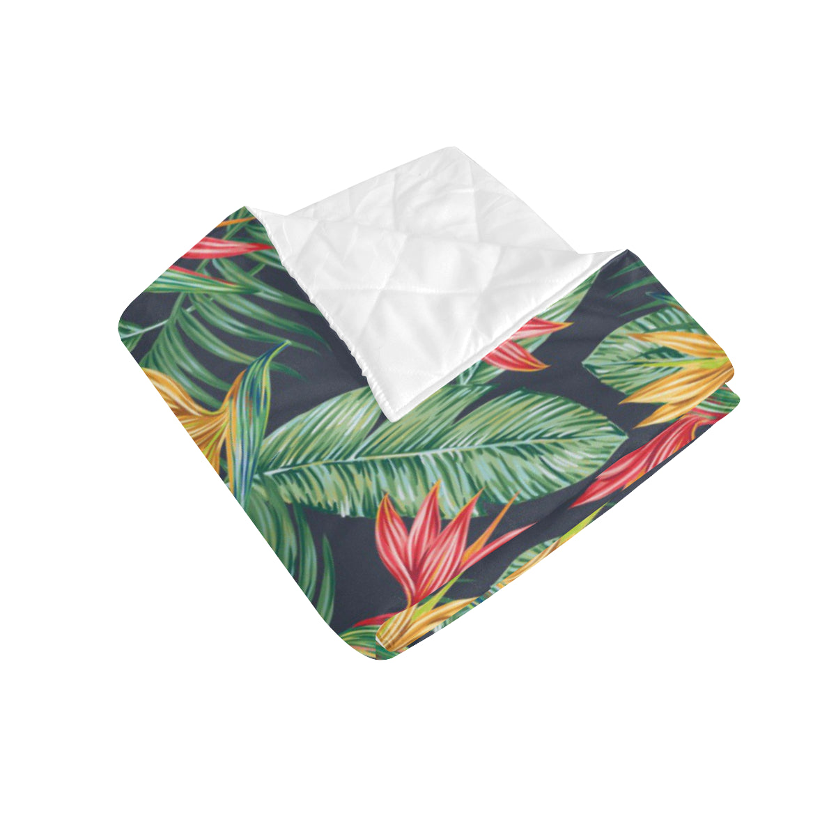 Bird Of Paradise Pattern Print Design BOP09 Premium Quilt