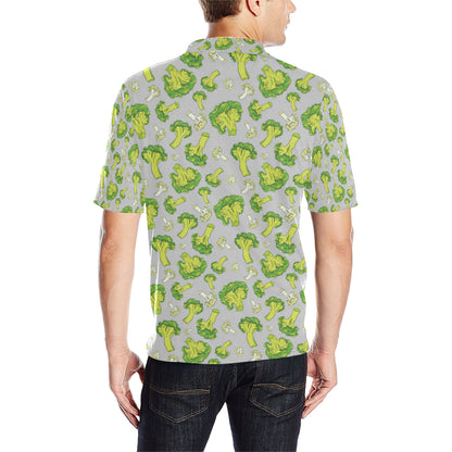 Broccoli Pattern Print Design 03 Men Polo Shirt