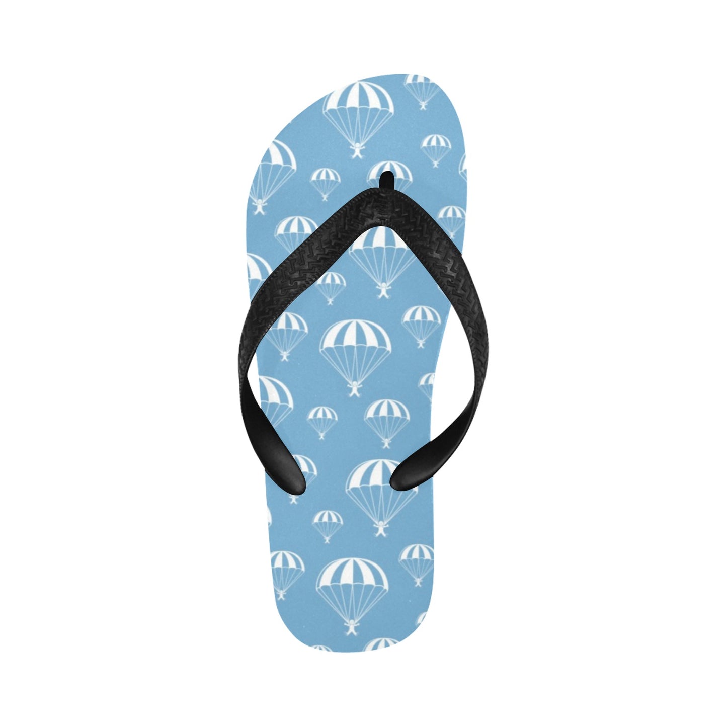 Skydiver Print Design LKS305 Flip Flops