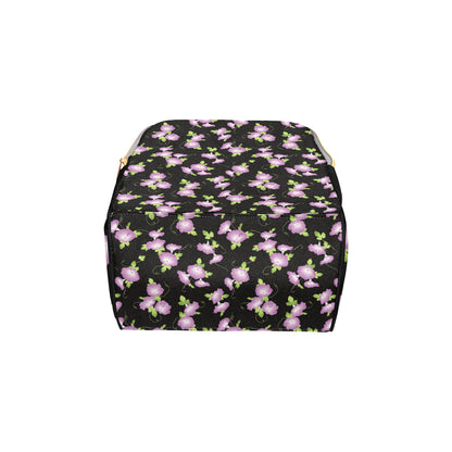 Morning Glory Pattern Print Design MG02 Diaper Bag Backpack