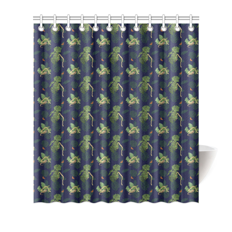 Boa Pattern Print Design 02 Shower Curtain